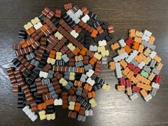 【送料無料！】レゴ　丸太＆レンガ　大量セット　煉瓦　LEGO　レゴブロック　まとめ売り　詰め合わせ