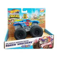 ホットウィール モンスタートラック ローリン レッカーズ ( レースエース)　全３種　音が鳴る 光る アクション 車 おもちゃ 男の子 かっこいい ミニカー トイカー 乗り物 トラック クリスマス マテルのサムネイル