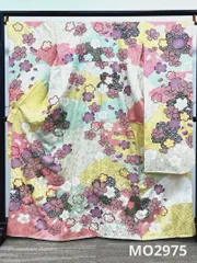 振袖 豪華 桜 金彩 紋意匠 身丈163cm 撥水加工済 MO2975