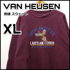 VAN HEUSEN ヴァンヒューゼン スウェット 刺繍 XL 古着 古着