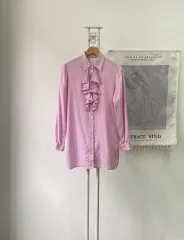 【在庫僅少】 B @ ヴァレンティノ VALENTINO 花柄 水玉 ブラウス シフォン トップス