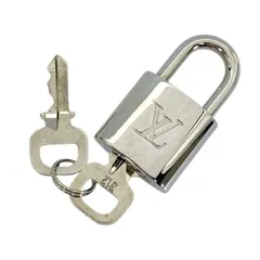 LOUIS VUITTON ルイヴィトン カデナ 南京錠 パドロック キー 鍵 チャーム アクセサリー 小物 メタル シルバー