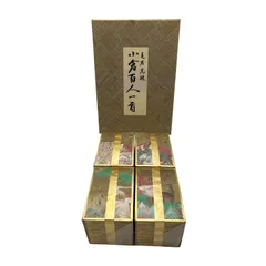 【匿名配送】尾形光琳 小倉百人一首【限定1400部／第・・番】未使用品・桐箱入 Yahoo!オークション -「光琳百人一首」の落札相場・落札価格