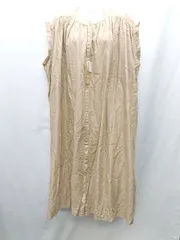 ◇ ⊂ ◎ ●未使用● rps アールピーエス ロング丈 ワンピース サイズM ダークベージュ レディース E  【1502060011105】