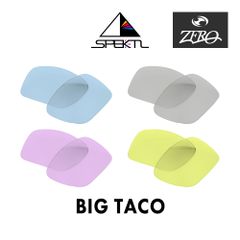 オークリー サングラス 交換レンズ ビッグタコ スペクトル ミラーなし BIG TACO OAKLEY ZERO TECH BASE製 互換レンズ