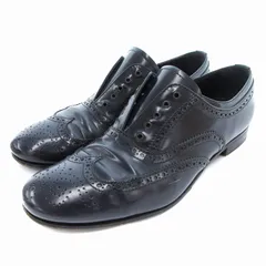 美品♡PRADA プラダ ブランドタグ ウイングチップ ドレスシューズ ロファー 美品♡PRADA プラダ ブランドタグ ウイングチップ ドレス