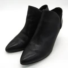 バークレー ブーツ 本革 レザー ブランド シューズ 靴 日本製 黒 レディース 24.5サイズ ブラック BARCLAY 【中古】