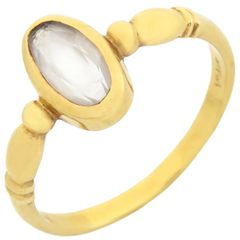 リング 指輪 ダイヤリング K18YG Pt850 イエローゴールドXプラチナ  