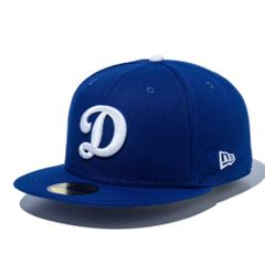 ニューエラ 59FIFTY ロサンゼルス・ドジャース Dロゴ ダークロイヤル ホワイト 1個 New Era 5950 LOSDOD D DROY WHI 25J 1pc
