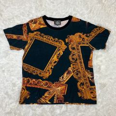 ヴィヴィアンウエストウッドマン Tシャツ 額柄 フレーム柄 額縁 オーブロゴ 黒 Lサイズ相当 ★お値段交渉を受け付けます。