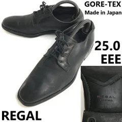 日本製★REGALリーガル★本革/GORE-TEX/プレーントゥ【25.0EEE/black/黒】グッドイヤー製法/ビジネスシューズ/Leather/Dress shoes◆bH-097