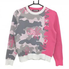 マークアンドロナ セーター ニット　ゴルフウェア　マルチカラー　カモフラ 50 マークアンドロナ セーター ニット ゴルフウェア マルチカラー