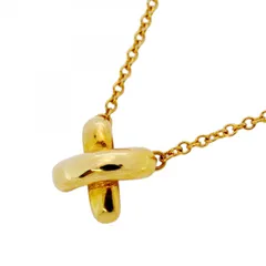 【希少】ティファニー クロスステッチ ラージサイズ ピアス 片耳用 6446 希少】ティファニー クロスステッチ ラージサイズ ピアス 片耳用 6446