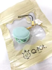 Q-pot. ハワイ限定 ブルーハワイマカロン Q-pot. ハワイアラモアナ店限定 マカロンストラップ - メルカリ