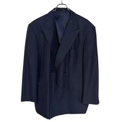 AT3 Asserzione テーラード ジャケット スーツ ネイビー ダブル オーダーメイド メンズ ビッグサイズ