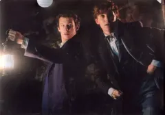 【中古】クリアファイル ニュート・スキャマンダー＆テセウス・スキャマンダー 「ファンタスティック・ビーストとダンブルドアの秘密 A4メタリックファイル名場面コレクション」 Mahou Dokoro限定
