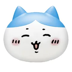 ちいかわ　おかおのスクィーズ［ハチワレ］【にっこり顔】単品/ハチワレスクイーズ/ハチワレガチャ