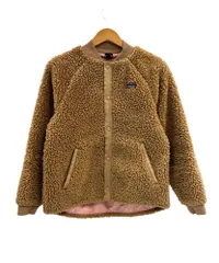 パタゴニア PATAGONIA Retro-X Fleece Bomber Jacket レトロX ボアジャケット フリースジャケット レディース キッズ 65415FA19 コート・ジャケット 無地 ブラウン 3Lサイズ 101KT-13