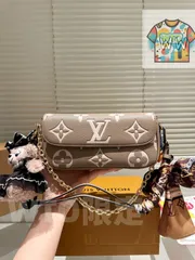 【今日WTO】LV WALLET ON CHAIN IVY アームバッグ 22×13cm 折りたたみギフトボックス付き-WTO輸入2-STV69