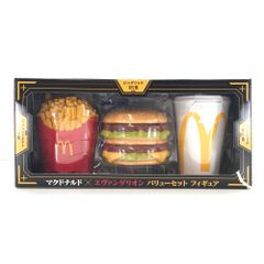 〇マクドナルド フィギュア ビッグマック初号機＆マックフライポテト弐号機＆マックシェイク零号機 「マクドナルド×エヴァンゲリオン」 バリューセット 開封品