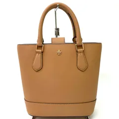 【TORY BURCH】トリーバーチ ハンドバッグ エマーソン キャメル ショルダー紐なし★