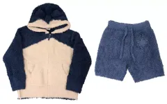 【中古】衣料雑貨 カビゴン パーカ＆ショートパンツセット ネイビー 130サイズ 「ポケットモンスター Pokemon Sleep meets GELATO PIQUE」