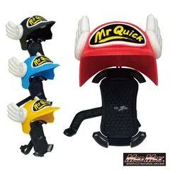 Mr Quick製 バイク用 スマートフォンホルダー バイザー付き 各色のサムネイル