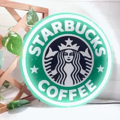 スターバックス コーヒー STARBUCKS COFFEE】 スタバ ライト ロゴ 看板