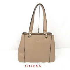 ゲス トートバッグ ショルダーバッグ 肩掛け 鞄 ブランド レディース ベージュ Guess 【中古】