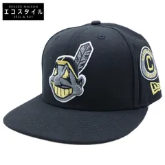 NEWERA ニューエラ 【美品】1995 ワールドシリーズ ワフー酋長ロゴ クリーブランド・インディアンス 59FIFTY キャップ 7 1/4 57.7cm