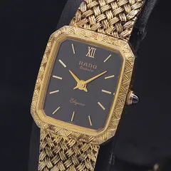 ✨RADO✨ラドー✨デイト✨ゴールド✨30JEWELS✨ゴールド文字盤✨腕時計✨ RADO ラドー ダイヤスター 129.9533.3 QZゴールド文字盤 デイト