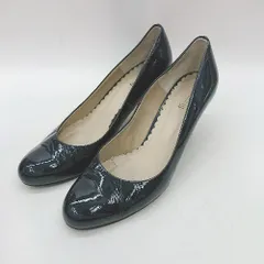 ◇ Θ マリー・ファム シック系　ベーシック パンプス サイズ24.5 ブラック系 レディース E  【1505220003422】