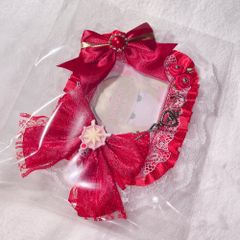 硬質ケース  痛ロゼット トレカケース 赤