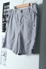 （ L ー XL ） Hollister(ホリスター) ハーフパンツ パンツ ストライプ コットン- 1B9F