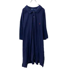 Polo Ralph Lauren 半袖 ロゴ ポロシャツ 5XL ネイビー ポロラルフローレン ビッグサイズ 鹿子 古着卸 アメリカ仕入 a707-5293