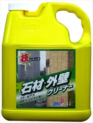 【まとめ買い-4点セット】技シリーズ　石材外壁クリーナー　４Ｌ 【 友和 】 【 床用洗剤 】