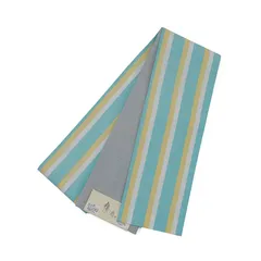 綿麻ストライプ半幅帯【ms1193】