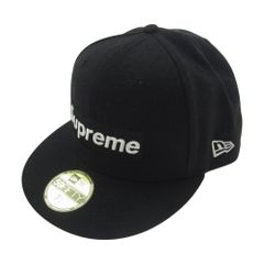 Supreme シュプリーム 10SS × New Era ニューエラ DGAF Box Logo ボックスロゴ キャップ 帽子 ブラック系【中古】