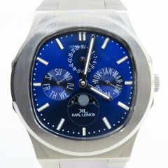 KARL-LEIMON カルレイモン M1BL01 マジェスティ ムーンフェイズ クオーツ 腕時計 ※中古　