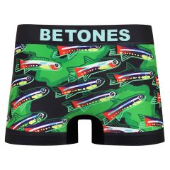 【新品】BETONES ビトーンズ NEON TETRA BLACK メンズ フリーサイズ ボクサーパンツ
