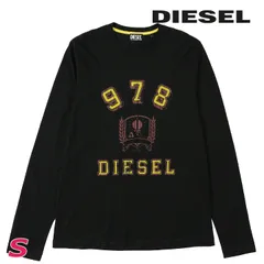 新品・未使用 ディーゼル DIESEL [Sサイズ] 長袖Tシャツ カットソー メンズ クラックプリント スリムフィット ロンT T-DIEGOR-LS-E1
