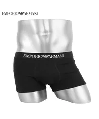 箱なし エンポリオアルマーニ ボクサーパンツ メンズ 1枚 前閉じ 下着 emporio armani ea ローライズ s m l xl ブラック 【メール便】 正規品 新品 男性 517455