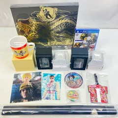01w-5173 〇 龍が如く8 DXパック 3Dクリスタルダブルドラゴンセット PS4版【.co.jpエビテン限定】 【中古品】