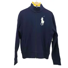 ポロバイラルフローレン Polo by RALPH LAUREN ビッグポニー刺繍 鹿の子 トラック ジャケット メンズ import：M のサムネイル