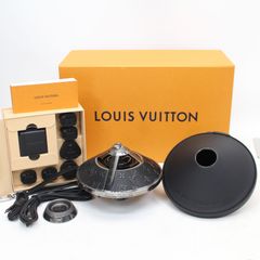 IS561)【未使用品】LOUIS VUITTON ルイ ヴィトン ホライゾン ライト アップ スピーカー モノグラム QAC000 ステンレススチール ガンメタリック オーディオ機器
