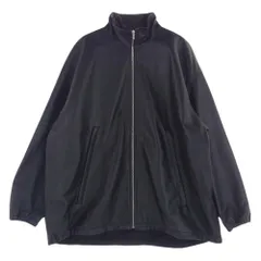 GRAPHPAPER グラフペーパー ジャケット 23AW GM233-30049 Sheep Leather Track Blouson シープレザー フルジップ トラックジャケット ブラック系 2【中古】のサムネイル