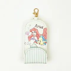 ディズニープリンセス アリエル スケッチ柄キッズキーケース ミント Disney