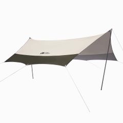 MOBI GARDEN タープ 防水タープ タープテント 5.2×4.5ｍ 耐水圧3000mm 防雨･防風･日除け 紫外線対策 UVカット キャンプ用品 アウトドア 簡単設置 収納袋付き 持ち運び便利