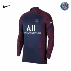 PSG パリサンジェルマン ドリルトップXS パープルxパープル 上下 新品 パリ サンジェルマン（PSG）ストライク Dri-FIT サッカードリル