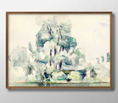08329ポール セザンヌ Banks of the Seine at M?dan A3 サイズ ポスター アート おしゃれ 絵画 インテリア 北欧 イラスト マット紙 艶消し アートパネル 額 フレーム デザイン 壁掛け ギフト 新築祝い ディスプレイ 